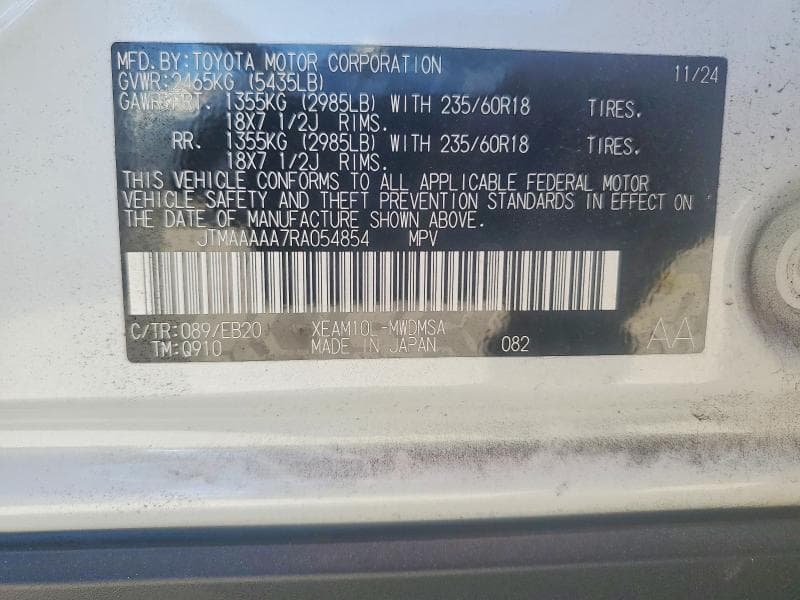 2024 TOYOTA BZ4X XLE 12
