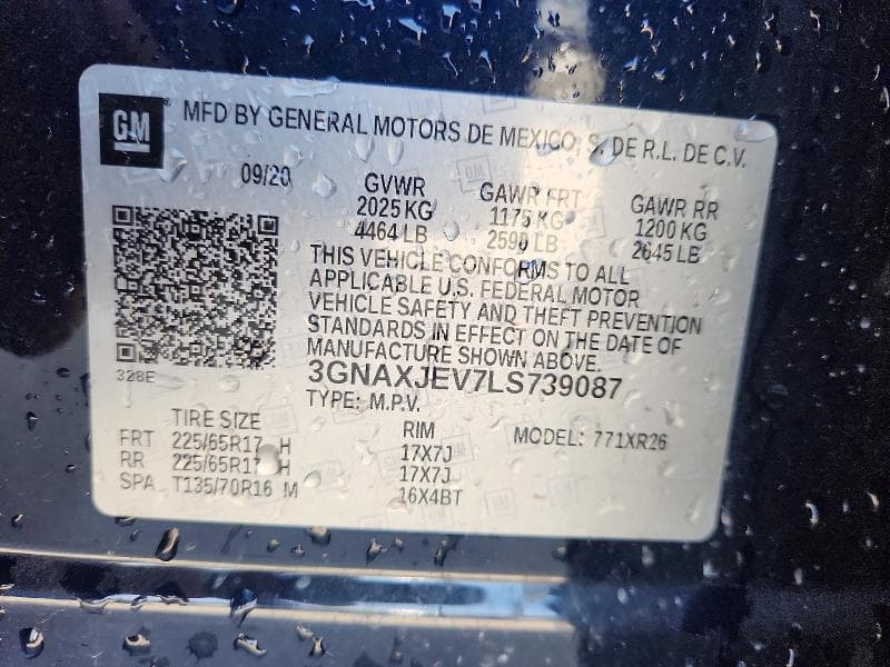2020 CHEVROLET EQUINOX LT 12