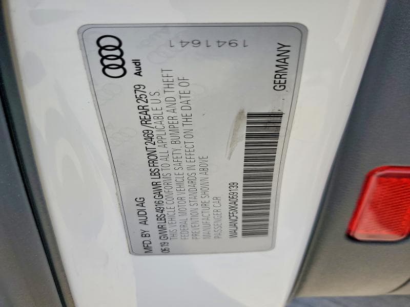 2019 AUDI A5 PREMIUM PREMIUM 12
