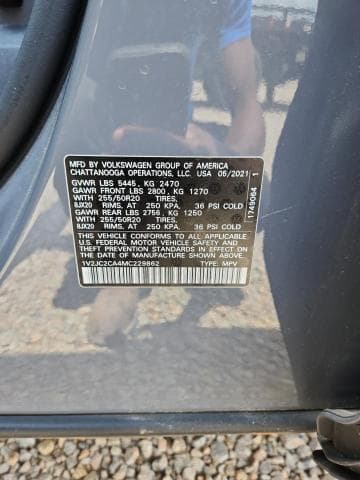 2021 VOLKSWAGEN ATLAS CROSS SPORT SE 14