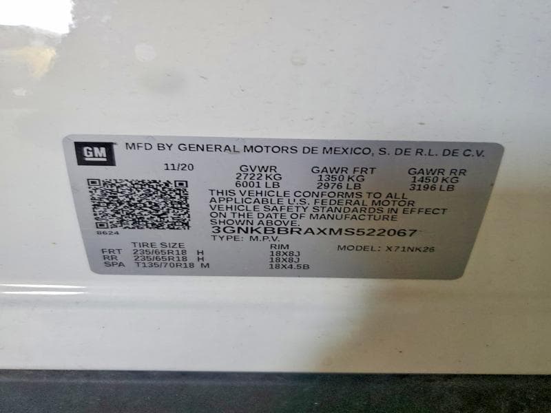 2021 CHEVROLET BLAZER 1LT 13
