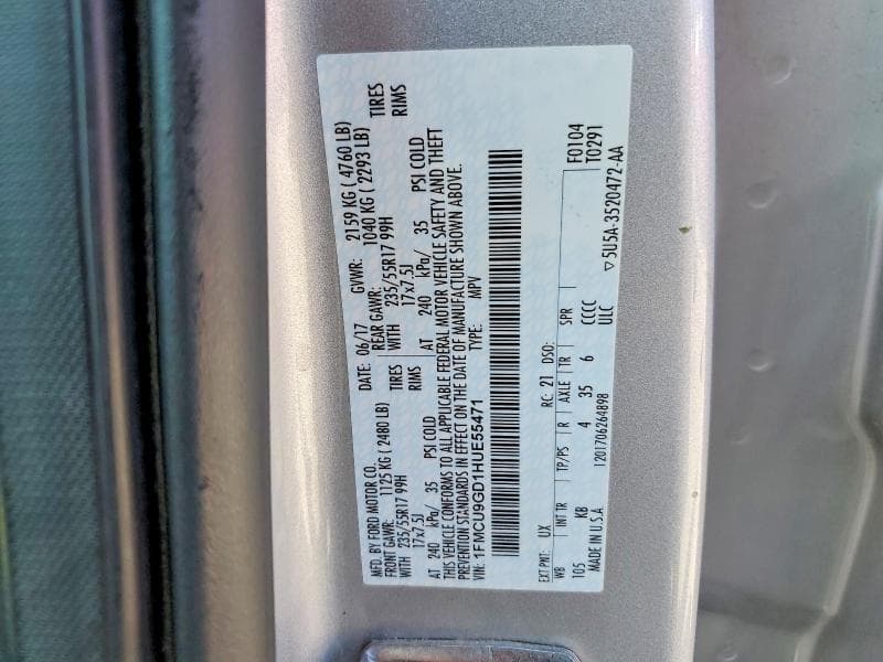 2017 FORD ESCAPE SE 13