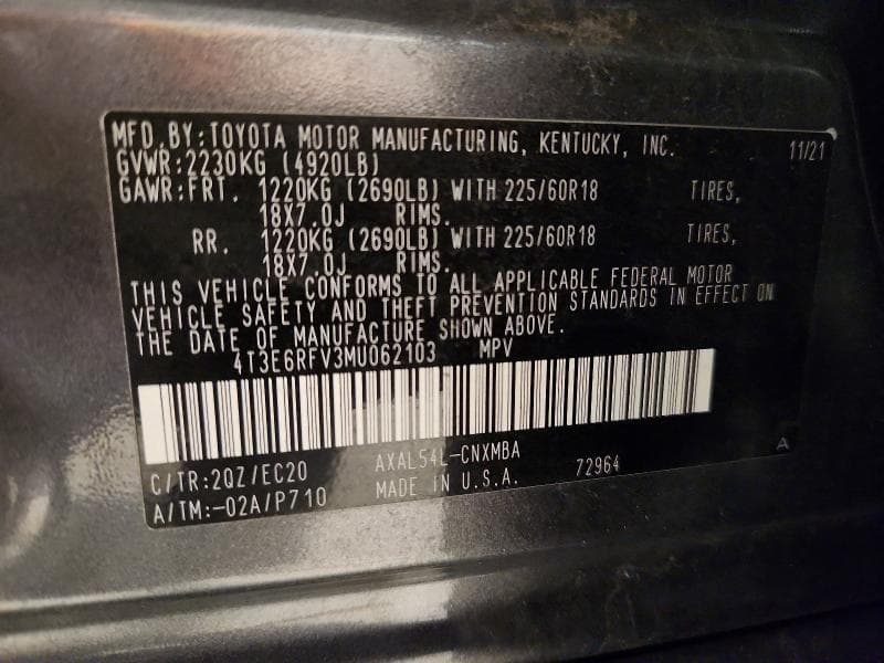 2021 TOYOTA RAV4 XSE 13