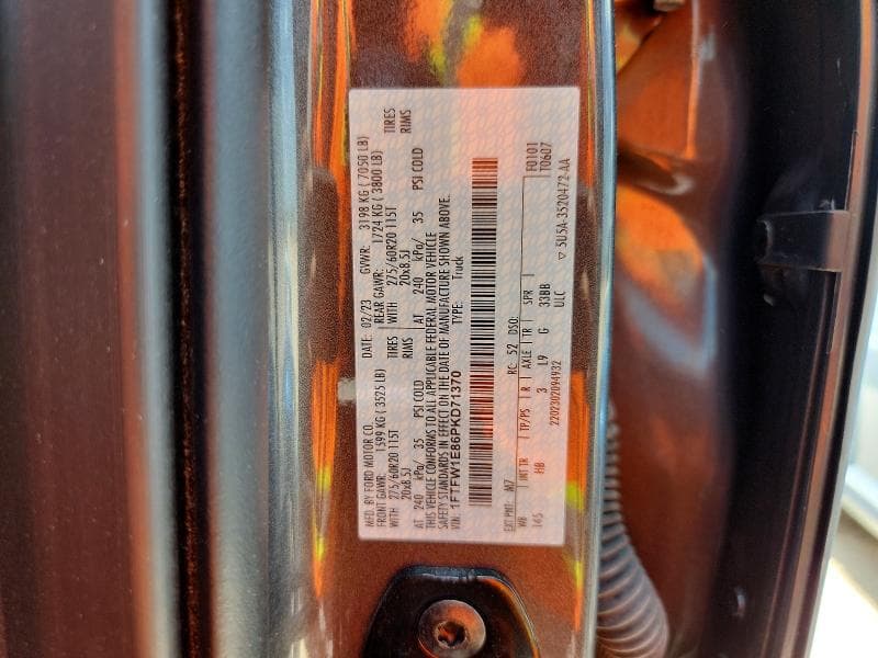 2023 FORD F150 SUPERCREW SUPERCREW 12