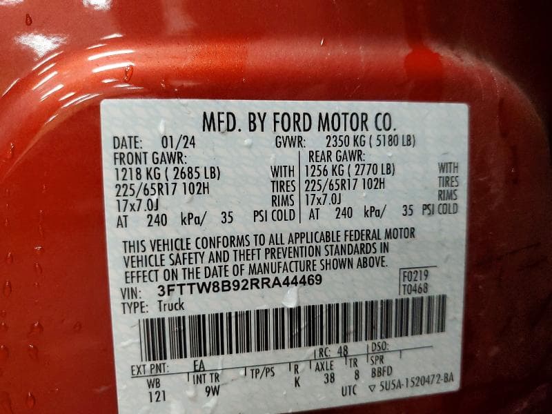 2024 FORD MAVERICK XL 12