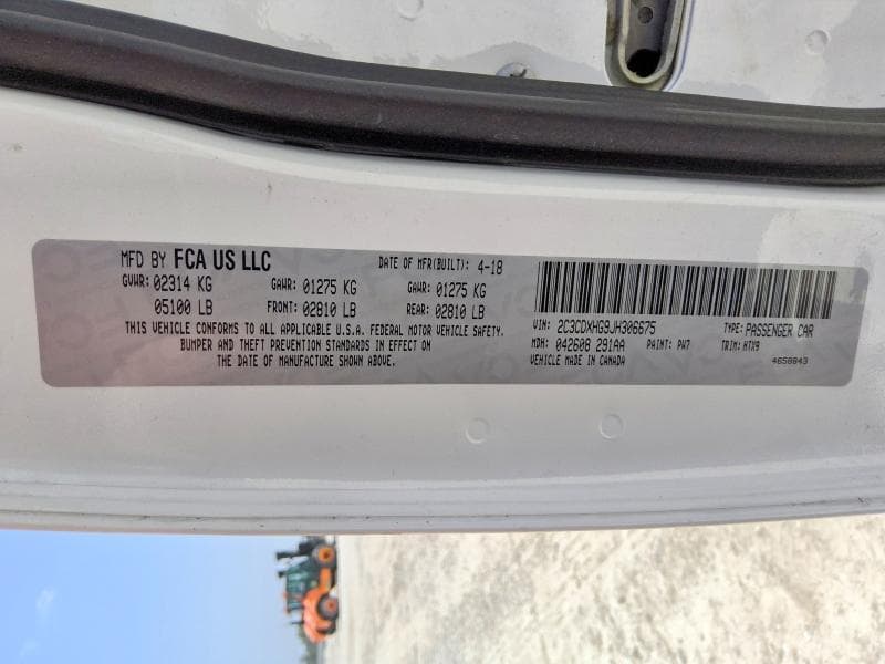 2018 DODGE CHARGER SXT PLUS 12