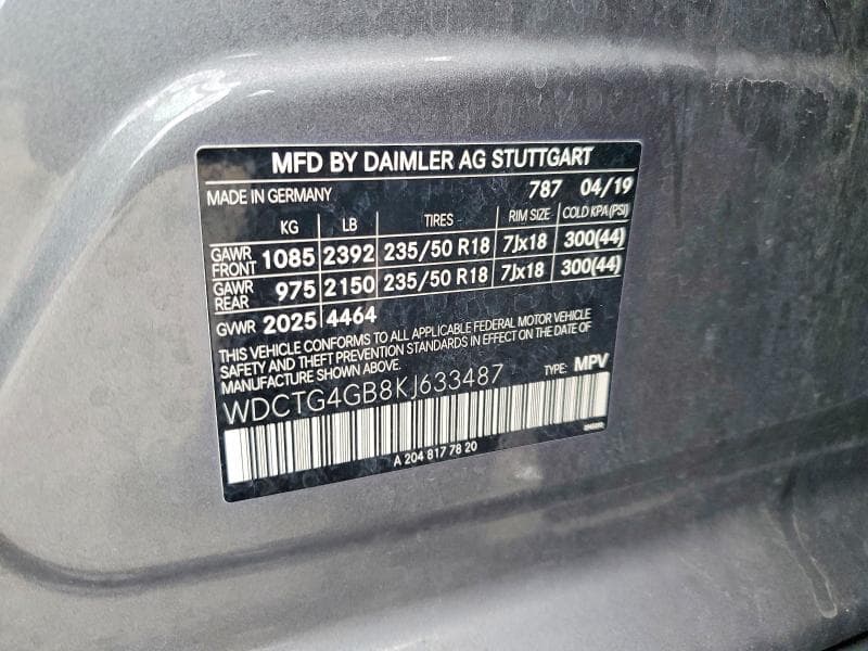 2019 MERCEDES-BENZ GLA 250 4MATIC 13