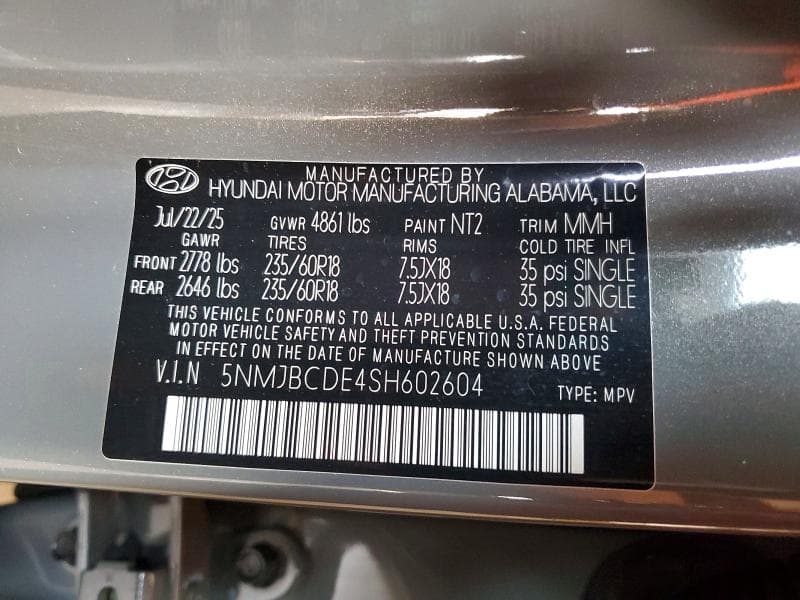 2025 HYUNDAI TUCSON SEL 13