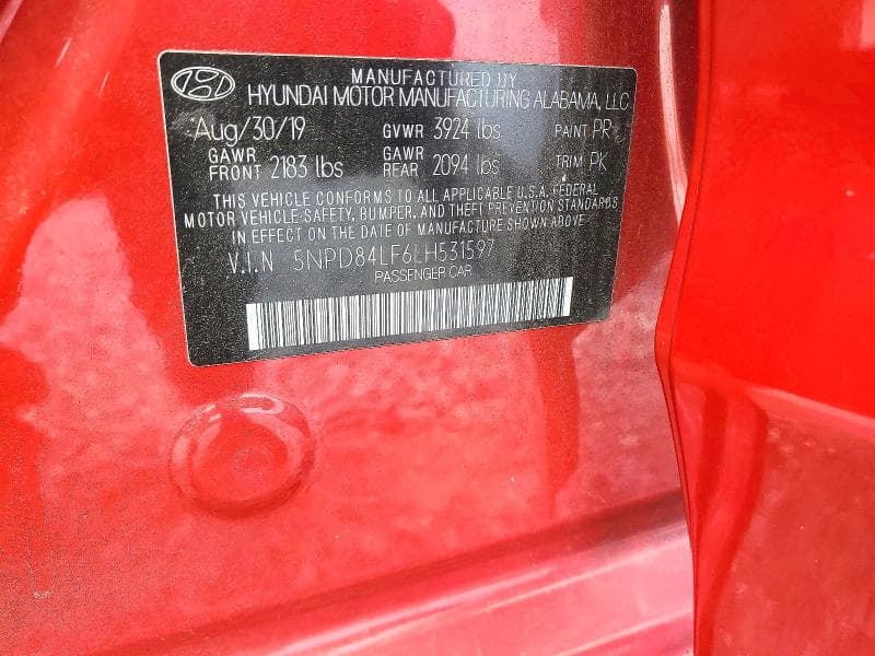 2020 HYUNDAI ELANTRA SEL 13