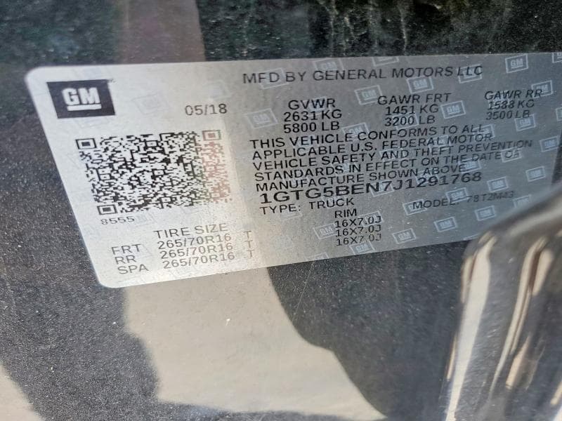 2018 GMC CANYON 12