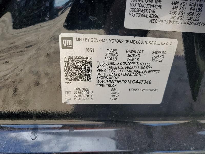 2021 CHEVROLET SILVERADO C1500 RST 12