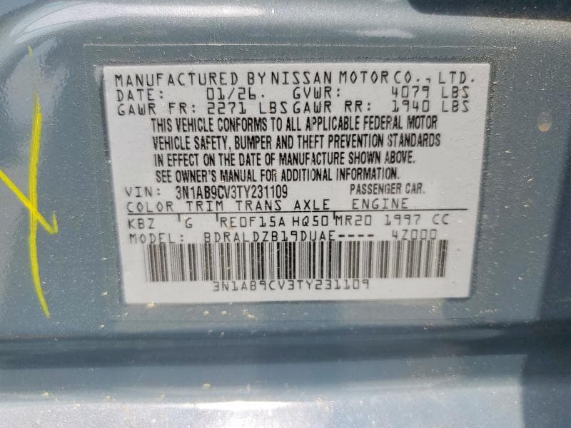 2026 NISSAN SENTRA SV 12