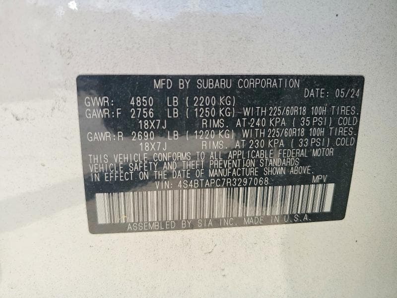 2024 SUBARU OUTBACK TOURING TOURING 13