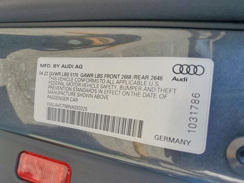 2022 AUDI S5 PREMIUM PREMIUM 12