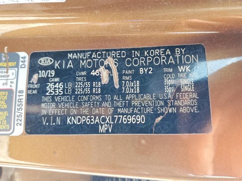2020 KIA SPORTAGE S S 13