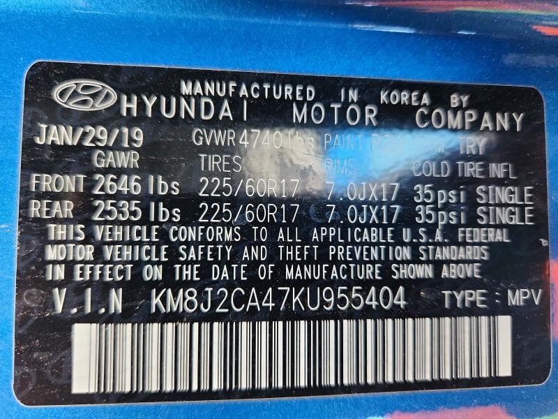 2019 HYUNDAI TUCSON SE SE 14