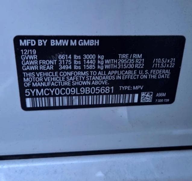 2020 BMW X6 M M 10