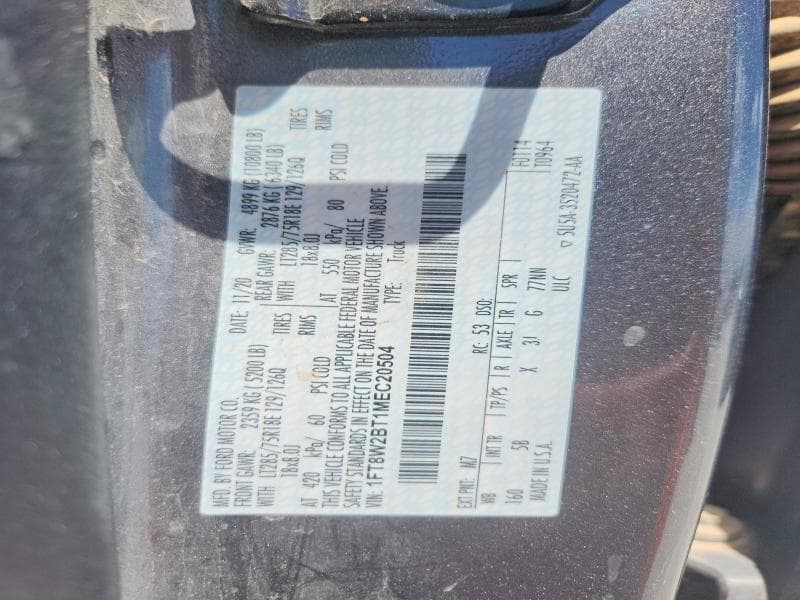 2021 FORD F250 SUPER DUTY 12