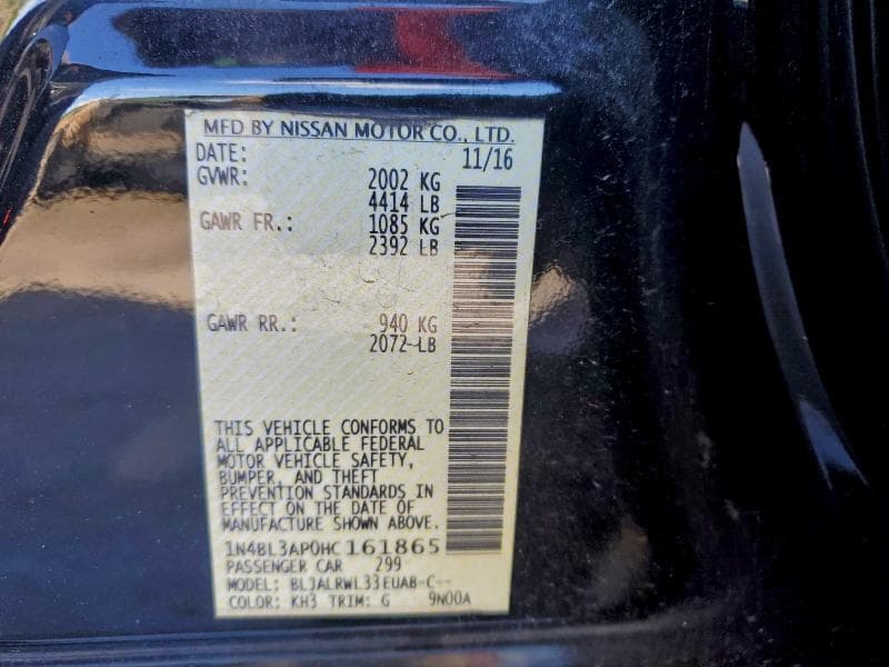 2017 NISSAN ALTIMA 23