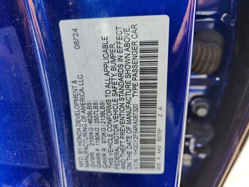 2024 HONDA ACCORD HYBRID SPORT 23