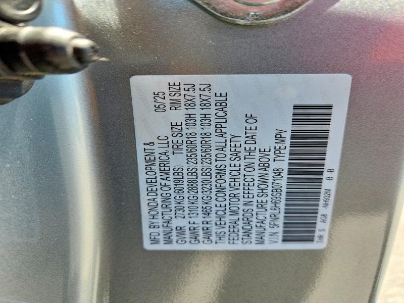 2025 HONDA ODYSSEY EXL EXL 13