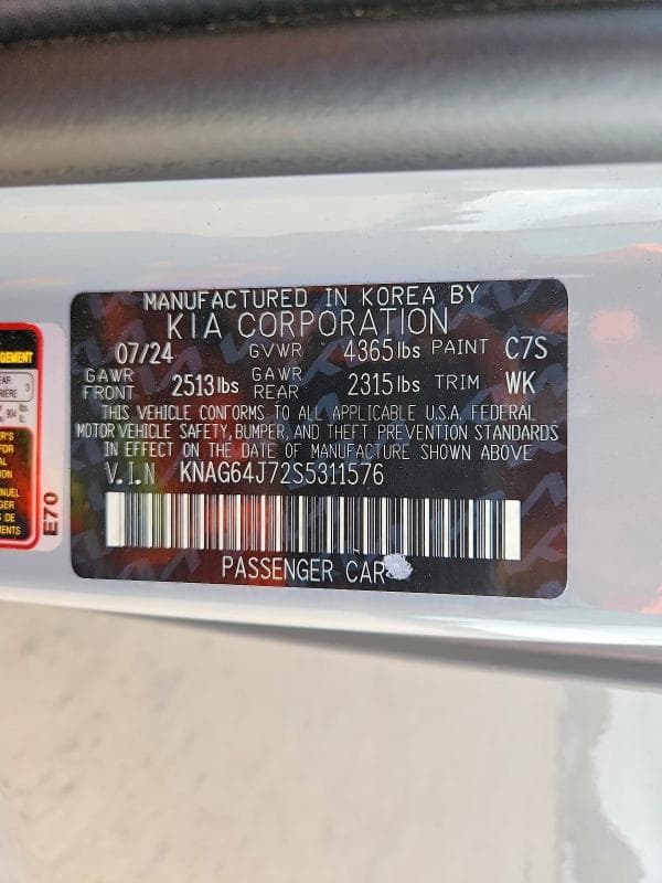 2025 KIA K5 GT LINE 13
