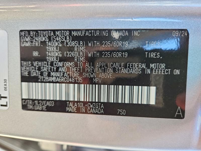 2024 LEXUS RX 350 BASE BASE 13