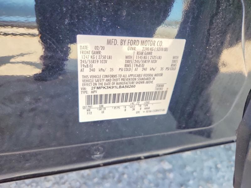 2020 FORD EDGE TITANIUM 13