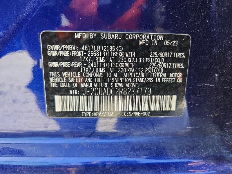 2024 SUBARU CROSSTREK PREMIUM 13