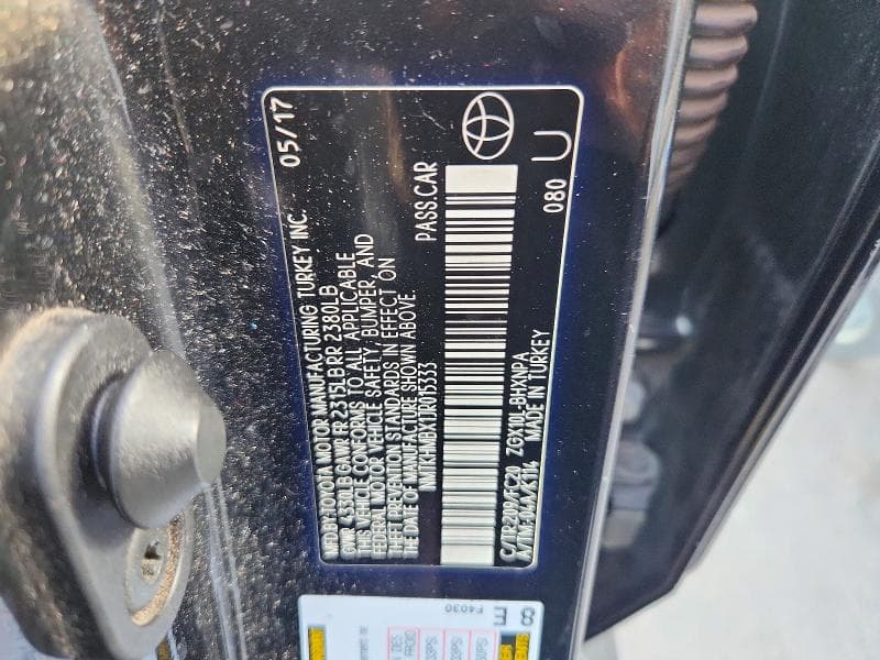2018 TOYOTA C-HR XLE XLE 12