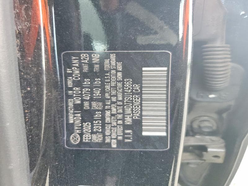 2025 HYUNDAI ELANTRA HYBRID SEL SPORT 12