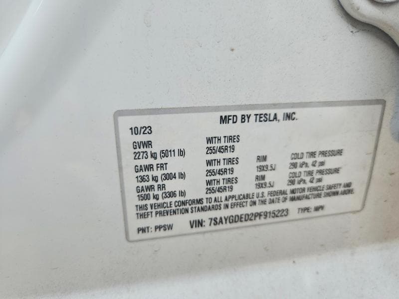 2023 TESLA MODEL Y 14