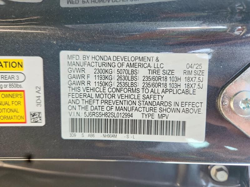 2025 HONDA CR-V SPORT-L 14