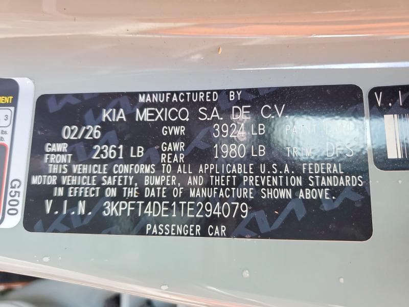 2026 KIA K4 LXS 12