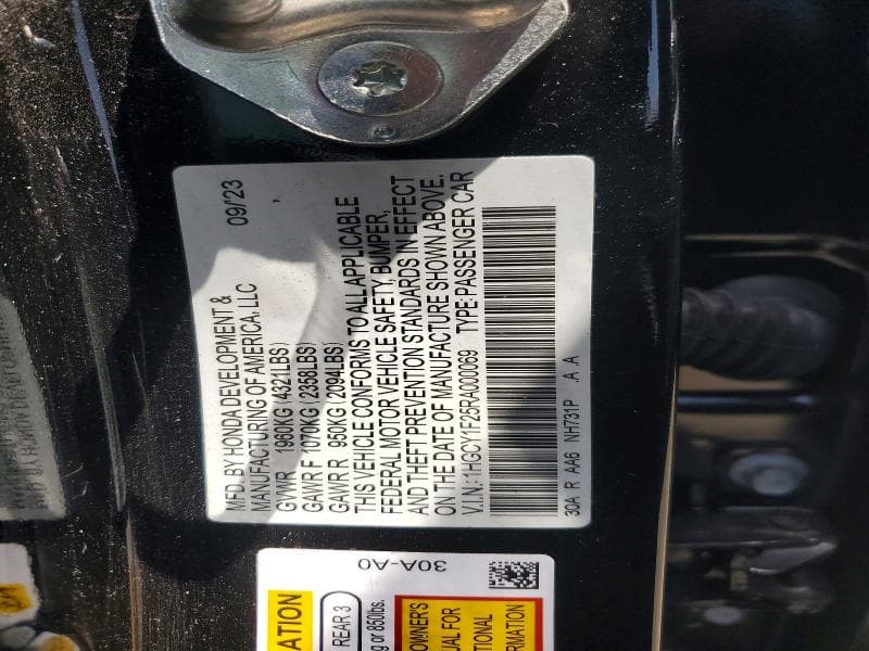 2024 HONDA ACCORD LX 12
