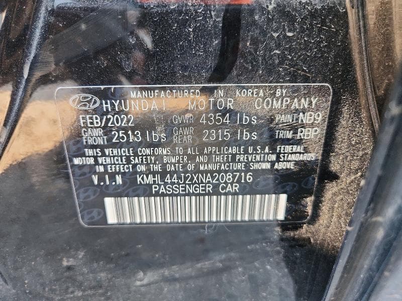 2022 HYUNDAI SONATA SEL PLUS 12