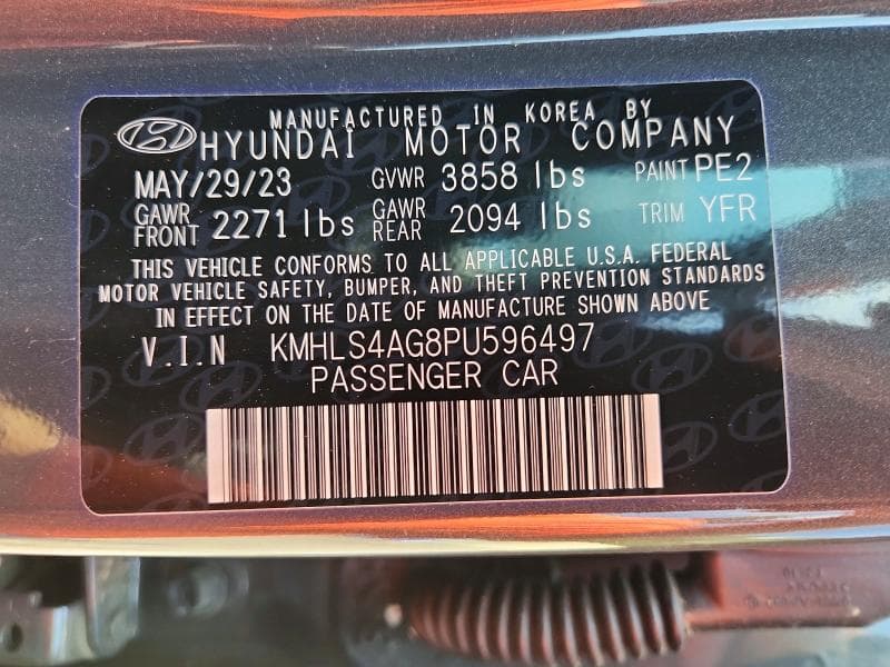 2023 HYUNDAI ELANTRA SEL 12