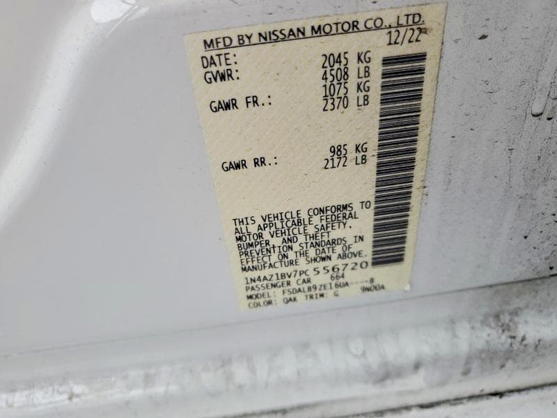 2023 NISSAN LEAF S 13