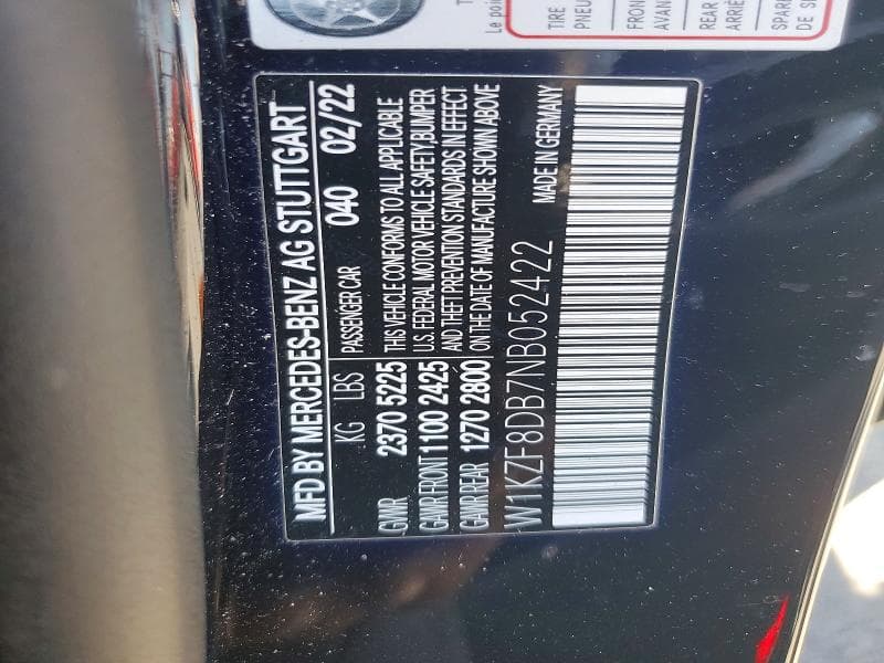 2022 MERCEDES-BENZ E 350 12