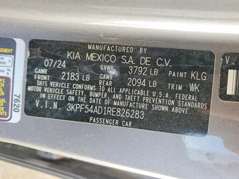 2024 KIA FORTE GT LINE 13