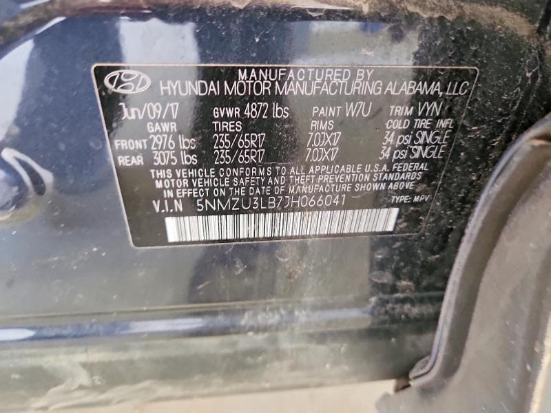 2018 HYUNDAI SANTA FE SPORT 2.4L 14
