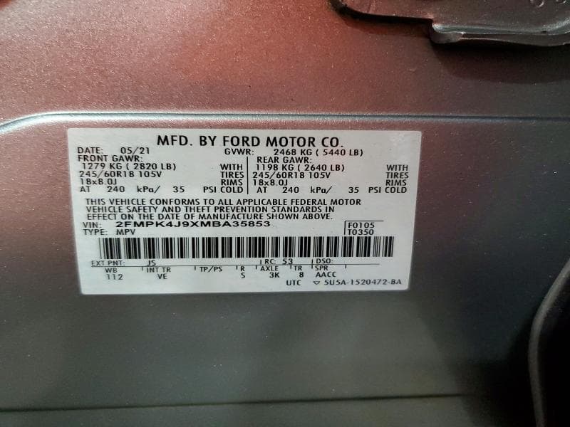 2021 FORD EDGE SEL SEL 13