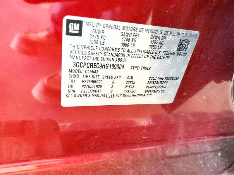 2017 CHEVROLET SILVERADO C1500 LT 12