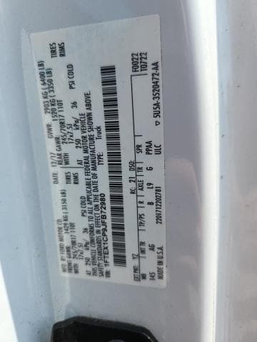 2018 FORD F150 SUPER CAB 13