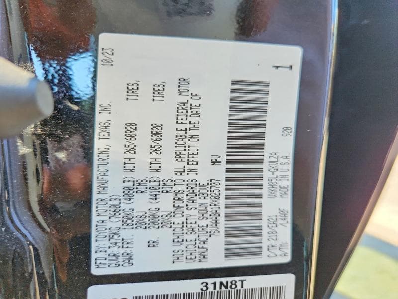2024 TOYOTA SEQUOIA 4WD HYBRID 4D LIMITED LIMITED 13