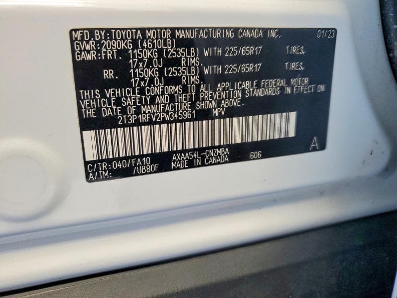 2023 TOYOTA RAV4 XLE 12