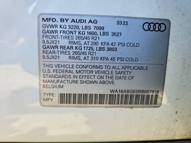 2024 AUDI Q8 E-TRON PRESTIGE 13