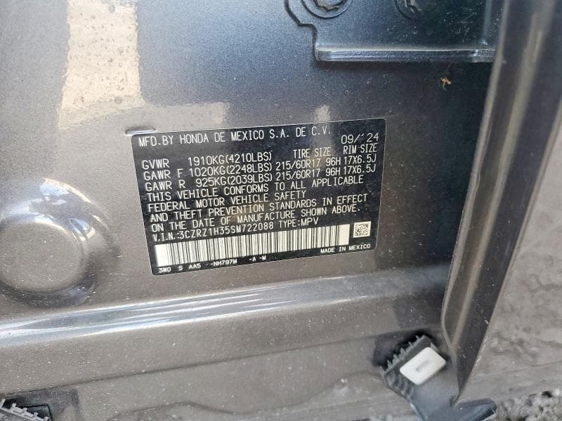 2025 HONDA HR-V LX LX 13