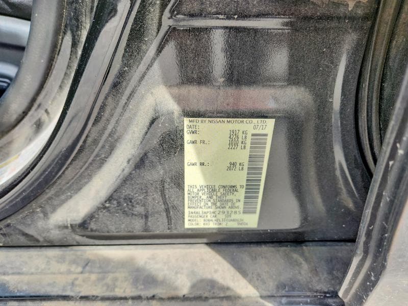 2017 NISSAN ALTIMA 2.5 SR 12