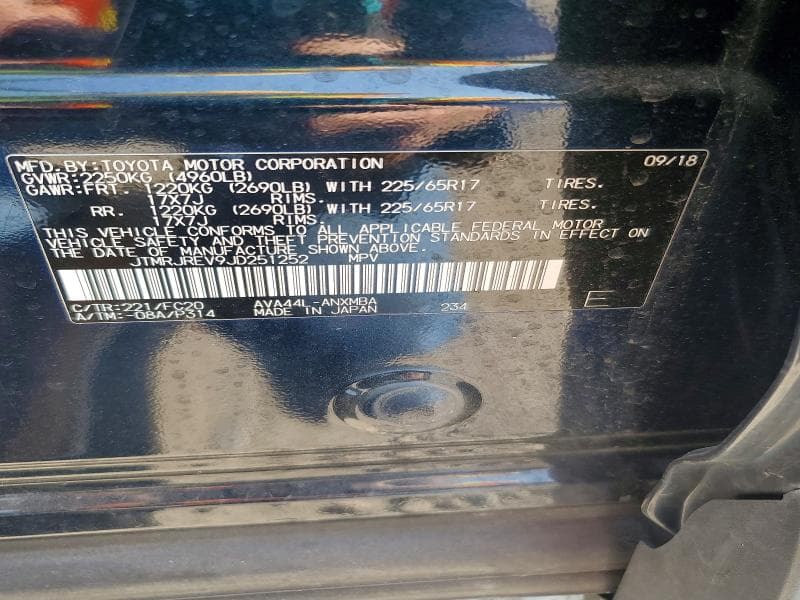 2018 TOYOTA RAV4 HYBRID XLE XLE 14